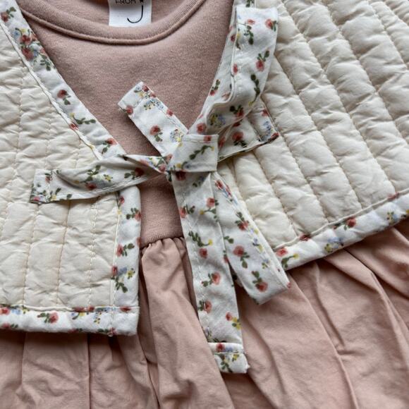 From J Skirted Bodysuit Quilted Vest - Size Small - Picture 3 of 4